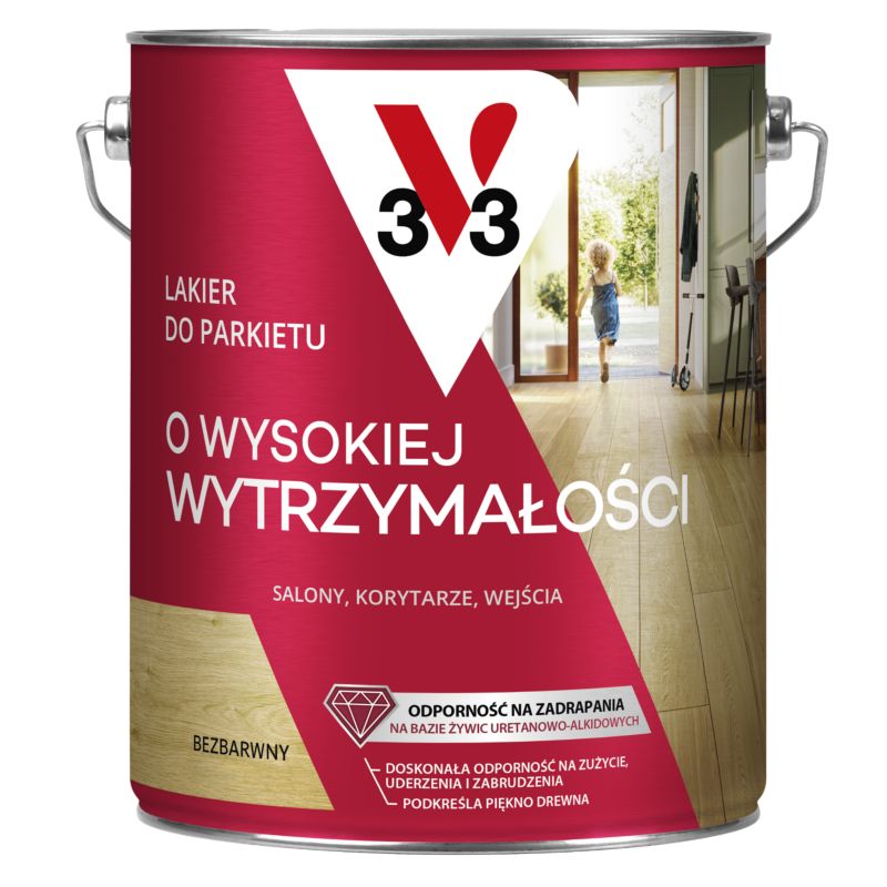 Lakier do parkietu V33 mat 5 l