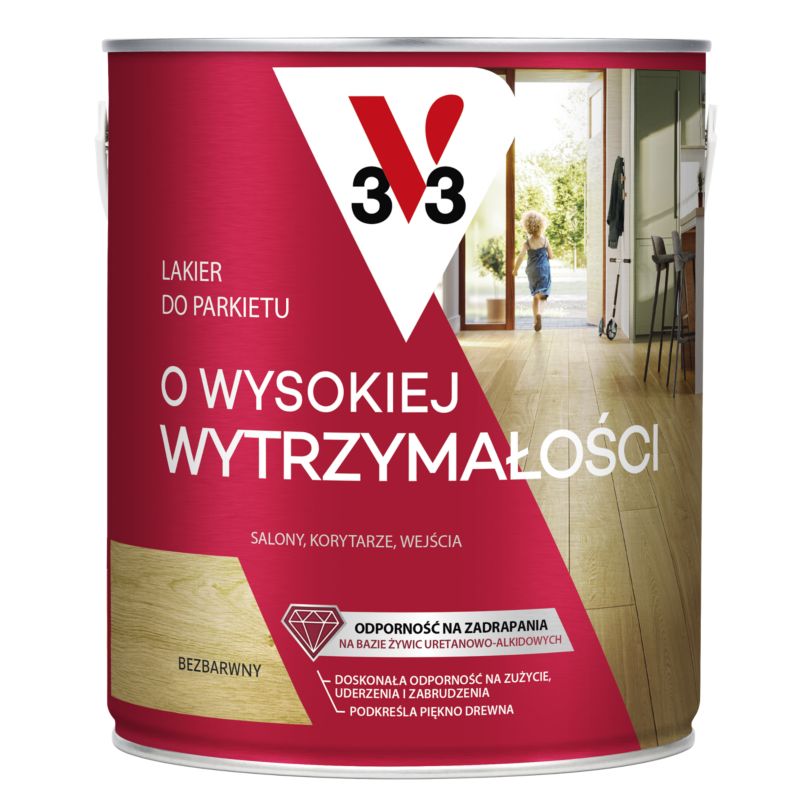 Lakier do parkietu V33 połysk 2,5 l