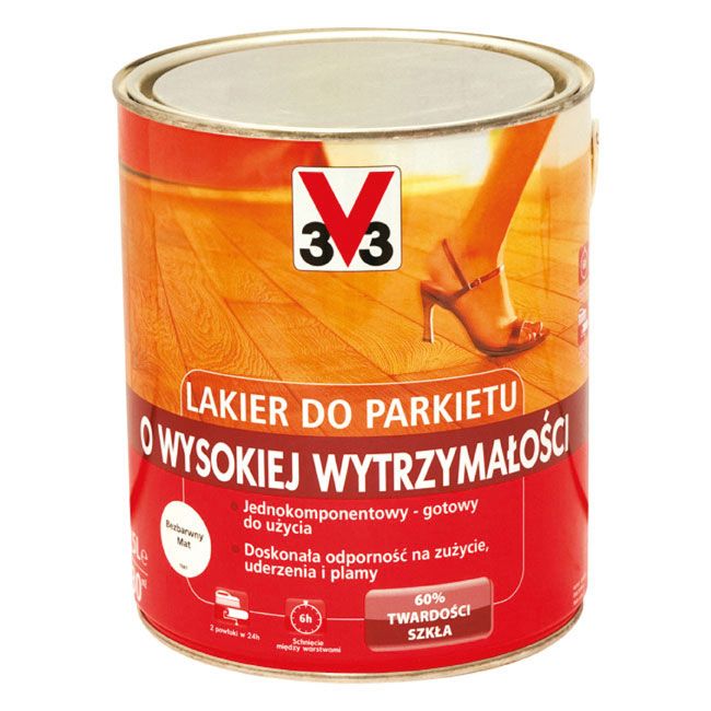 Lakier do parkietu V33 połysk 2,5 l