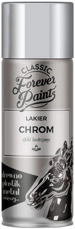 Lakier efekt lustrzany Forever Paints 400 ml chrom