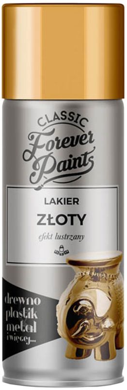 Lakier efekt lustrzany Forever Paints 400 ml złoty