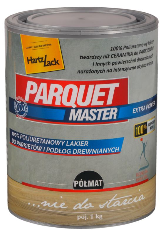 Lakier HartzLack Parquet Master półmat 1 l