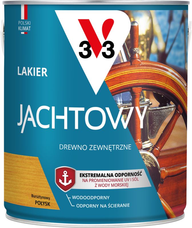 Lakier jachtowy V33 bursztynowy 2,5 l
