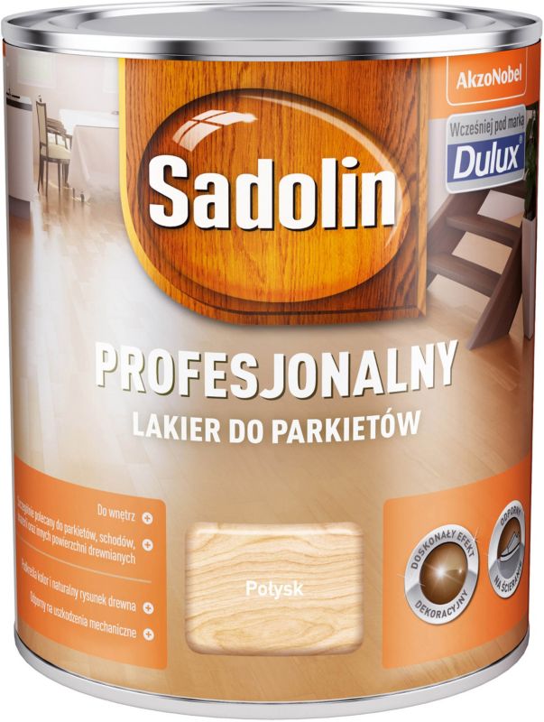 Lakier profesjonalny do parkietów Sadolin połysk 0,75 l