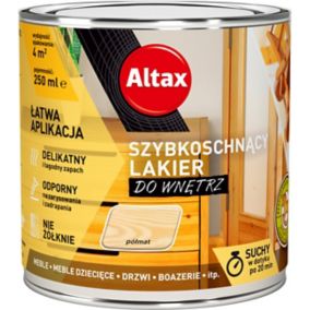 Lakier szybkoschnący Altax bezbarwny półmat 0,25 l