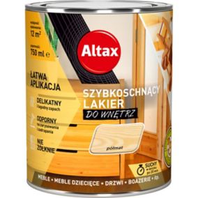 Lakier szybkoschnący Altax bezbarwny półmat 0,75 l