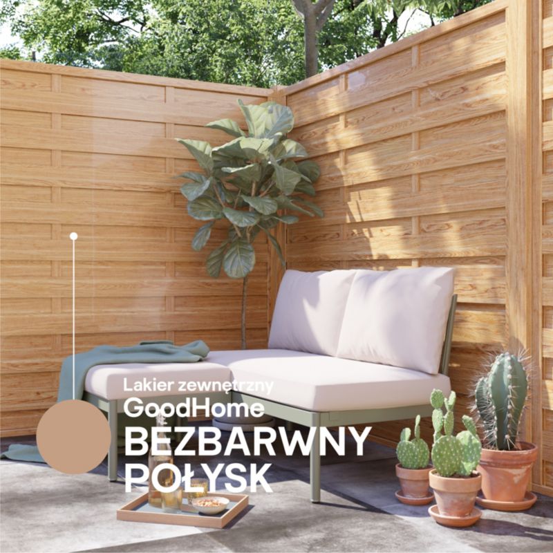 Lakier zewnętrzny GoodHome bezbarwny połysk 0,25 l