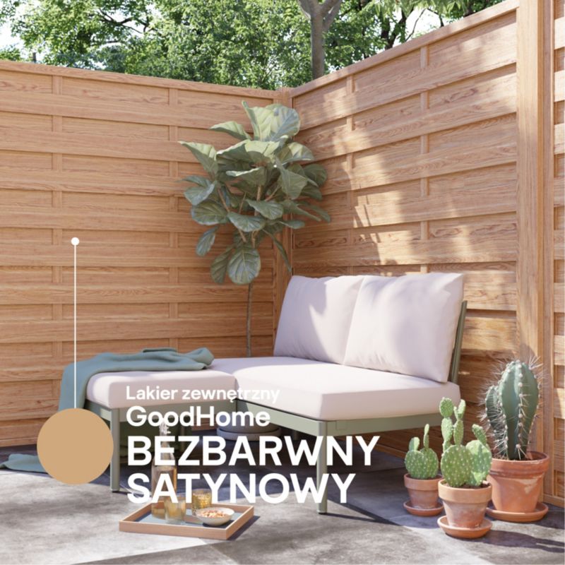 Lakier zewnętrzny GoodHome bezbarwny satyna 0,25 l