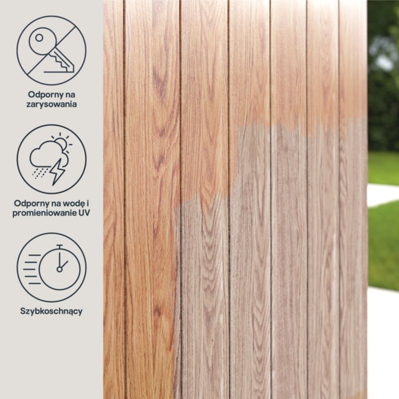 Lakier zewnętrzny GoodHome bezbarwny satyna 0,25 l