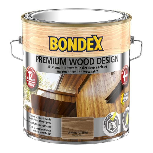 Lakierobejca Bondex Premium Wood Design 12 lat sosna 2,5 l