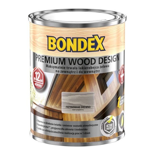 Lakierobejca Bondex Premium Wood Design 12 lat venge 0,75 l