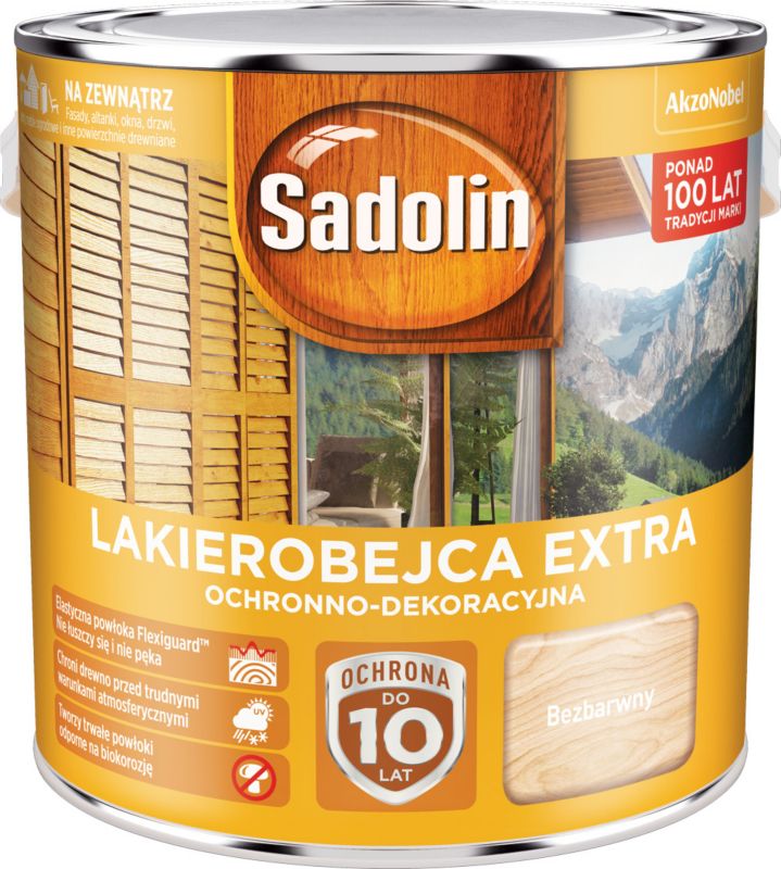 Lakierobejca Sadolin Extra bezbarwna 2,5 l