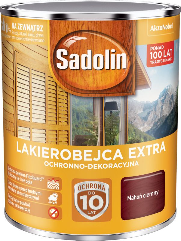 Lakierobejca Sadolin Extra ciemny mahoń 0,75 l