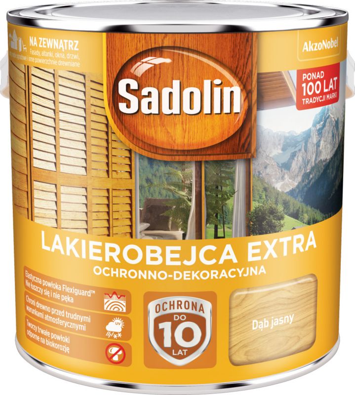 Lakierobejca Sadolin Extra dąb jasny 2,5 l