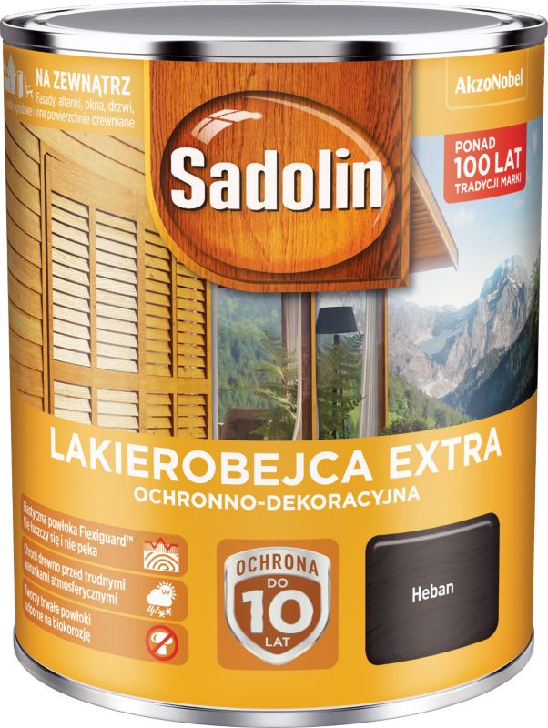Lakierobejca Sadolin Extra heban 0,75 l