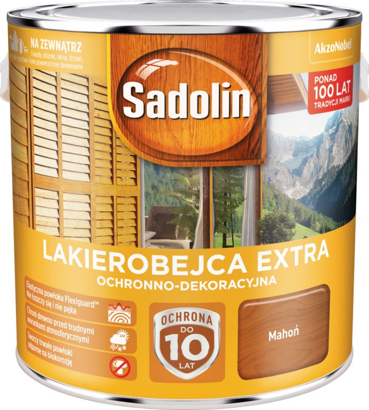 Lakierobejca Sadolin Extra mahoń 2,5 l