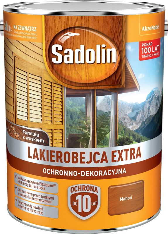 Lakierobejca Sadolin Extra mahoń 5 l