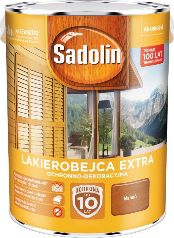 Lakierobejca Sadolin Extra mahoń 5 l