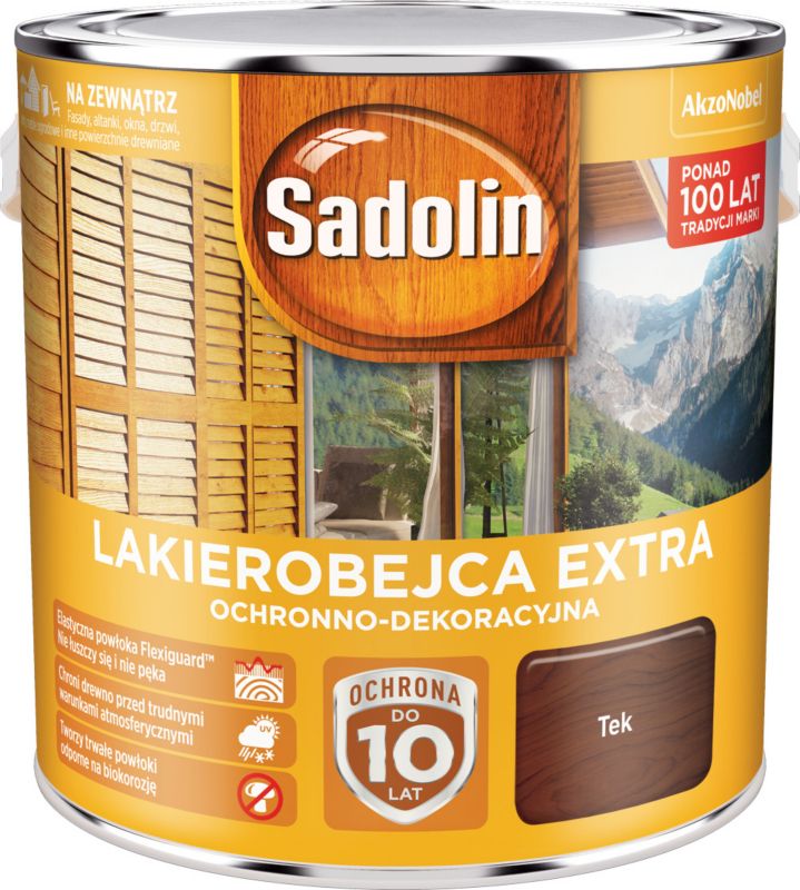Lakierobejca Sadolin Extra tek 2,5 l