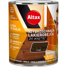 Lakierobejca szybkoschnąca do wnętrz Altax wenge 0,75 l