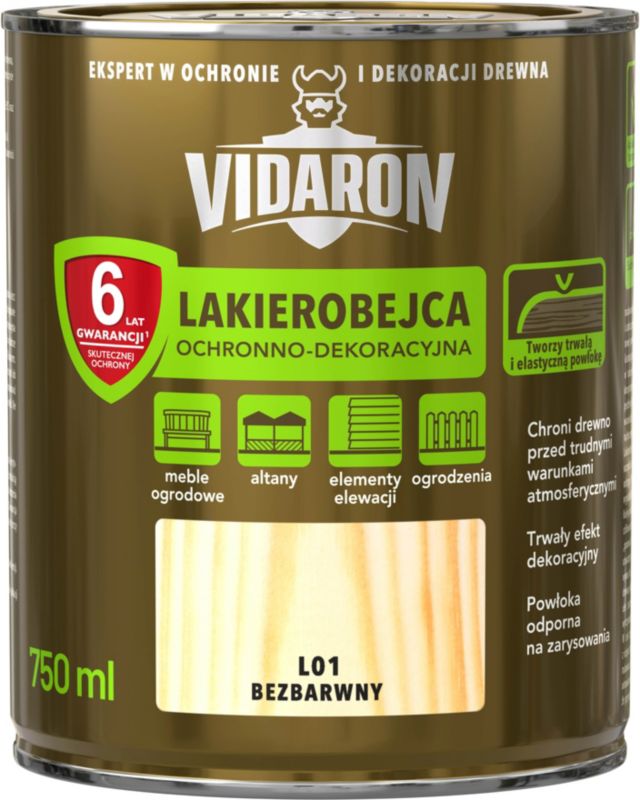 Lakierobejca Vidaron bezbarwny 0,75 l