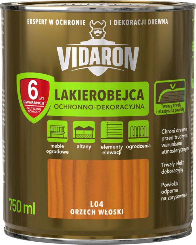 Lakierobejca Vidaron orzech włoski 0,75 l