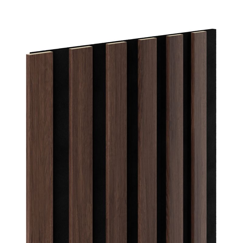 Lamel ścienny na czarnym filcu 6L Marbet Design WOODLINE SLIM 270x30 cm Dąb ciemny 1 szt.