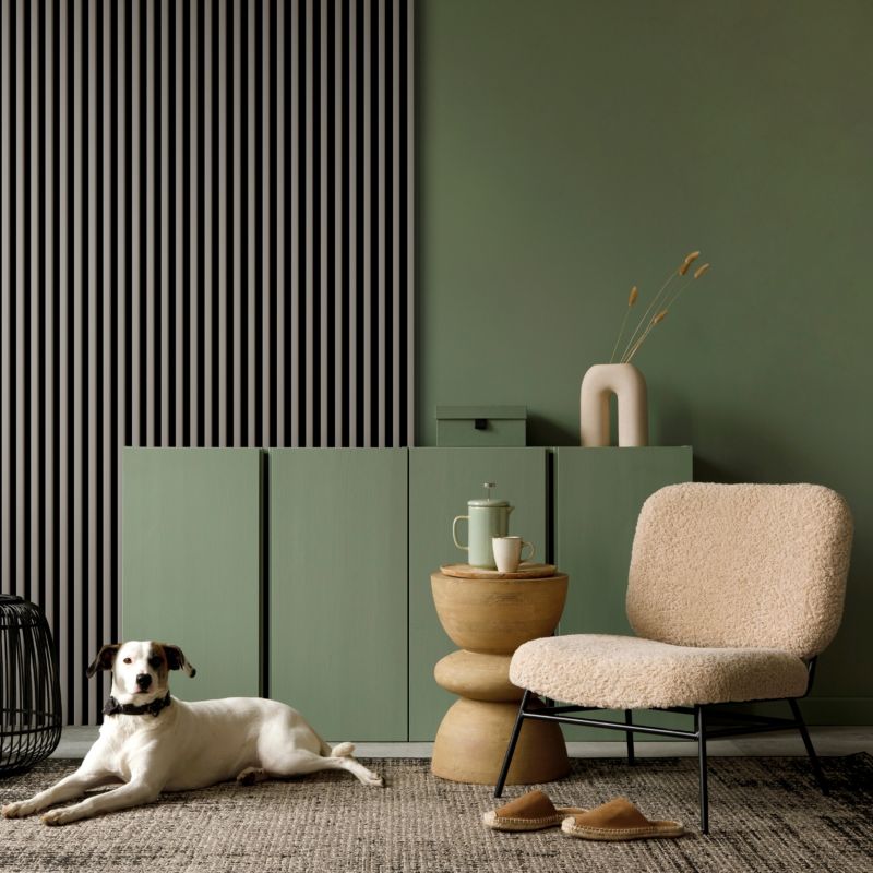 Lamel ścienny Stegu Linea Slim 265 x 15 cm Panel beż / czarny 3 elementy - 1szt.