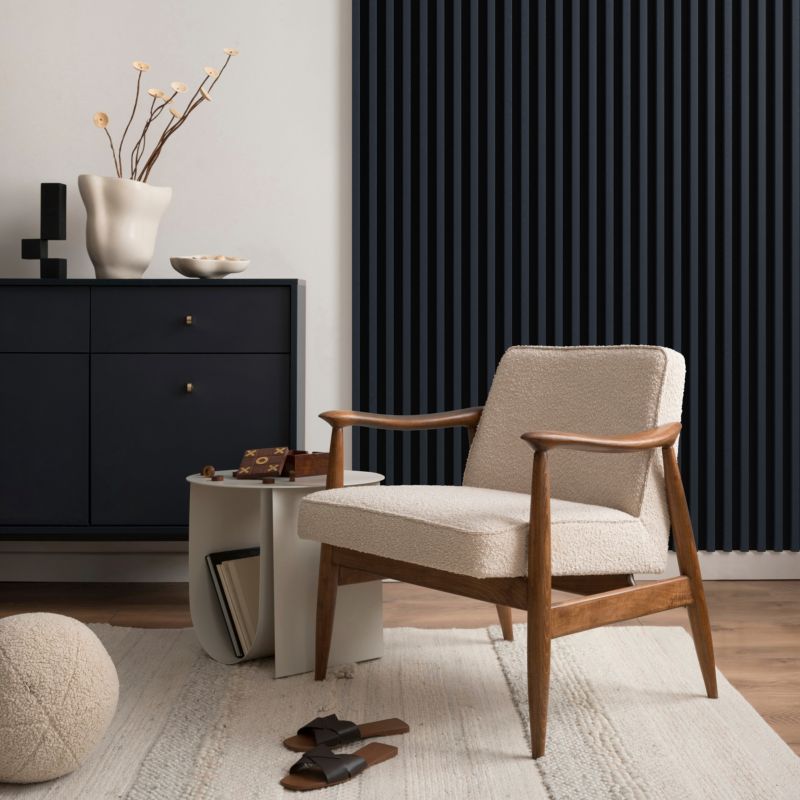 Lamel ścienny Stegu Linea Slim 265 x 15 cm Panel niebieski / czarny 3 elementy- 1szt