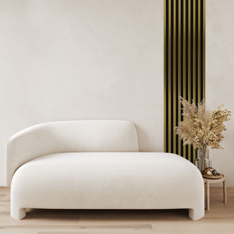 Lamel ścienny Stegu Linea Slim 265 x 5,4 cm Panel złoty / czarny 1 element - 1szt.