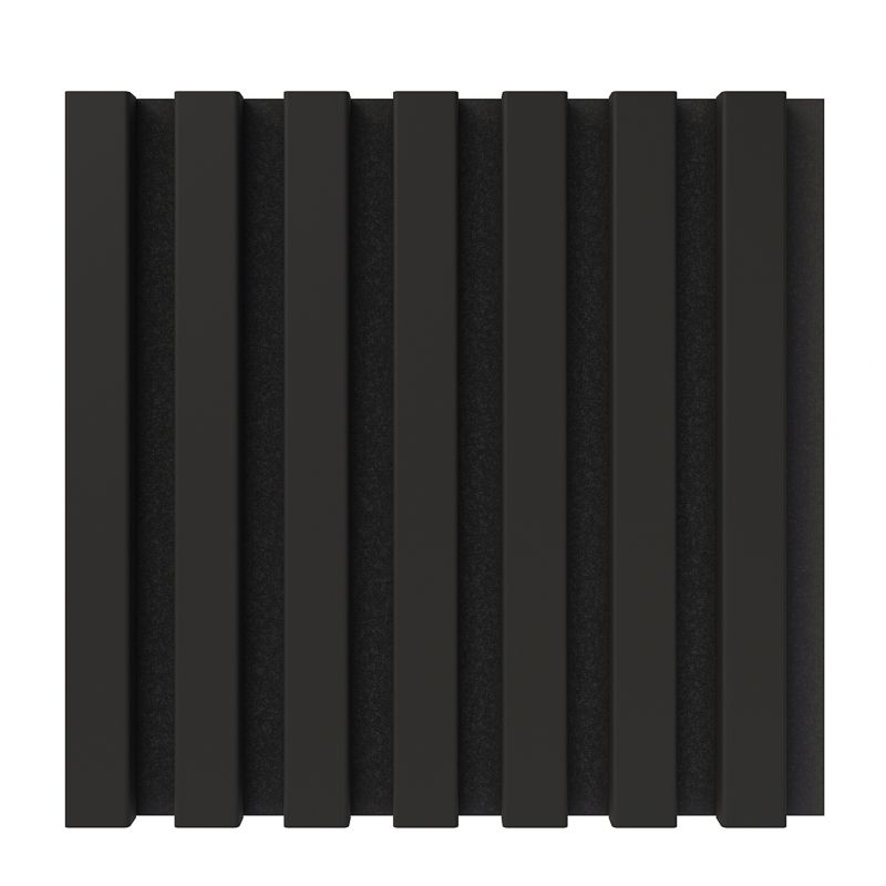 Lamel mini Vertical Line 300 x 300 mm czarny / czarny uni na filcu