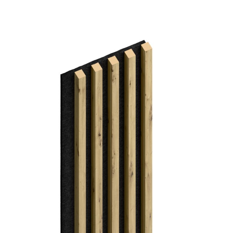 Lamel ścienny na filcu Radex 265 x 24,5 cm dąb