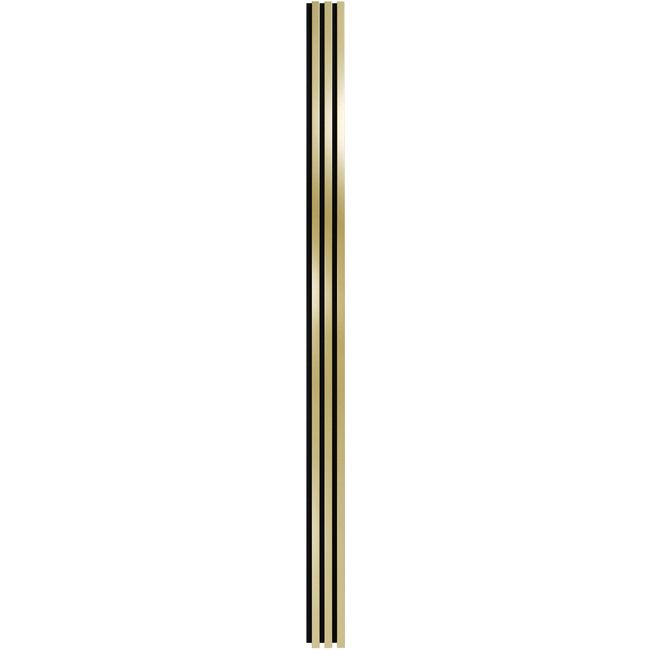 Lamel ścienny na filcu Slim Vertical Line 265 x 13,2 cm czarny / złoty