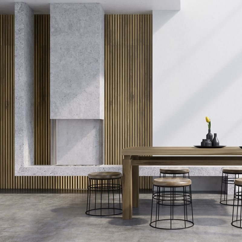 Lamel ścienny pojedynczy Stegu Linea Single MDF 275 x 2,8 cm dąb