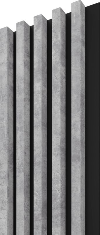 Lamel ścienny Stegu Comfort 265 x 24,5 cm urban/black 5 elementów