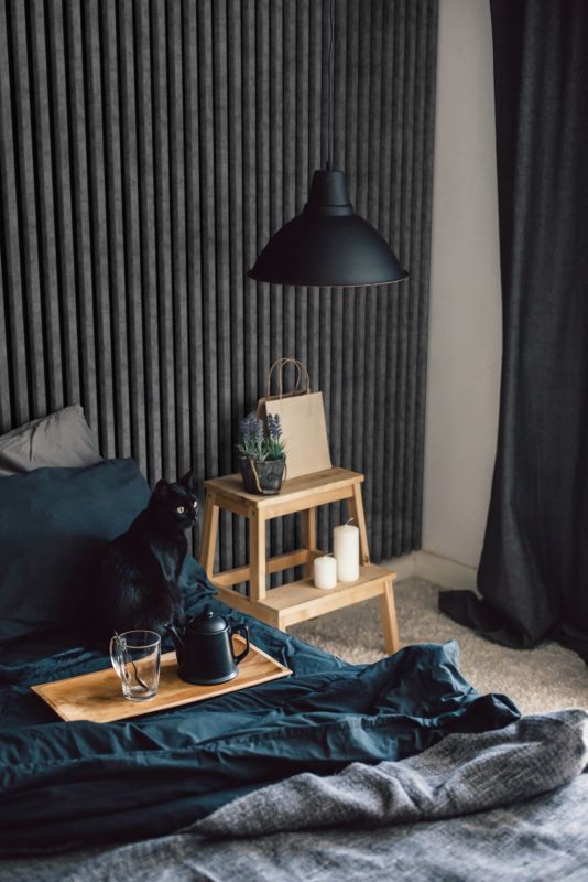 Lamel ścienny Stegu Comfort 265 x 24,5 cm urban/black 5 elementów