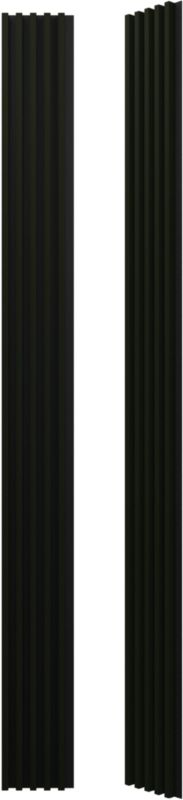 Lamel ścienny Stegu Linea Comfort Botanic 265 x 24,5 cm black 5 elementów