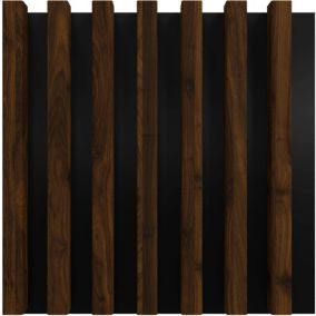 Lamel ścienny Stegu Linea Hazelnut mini 33,6 x 33,6 cm black