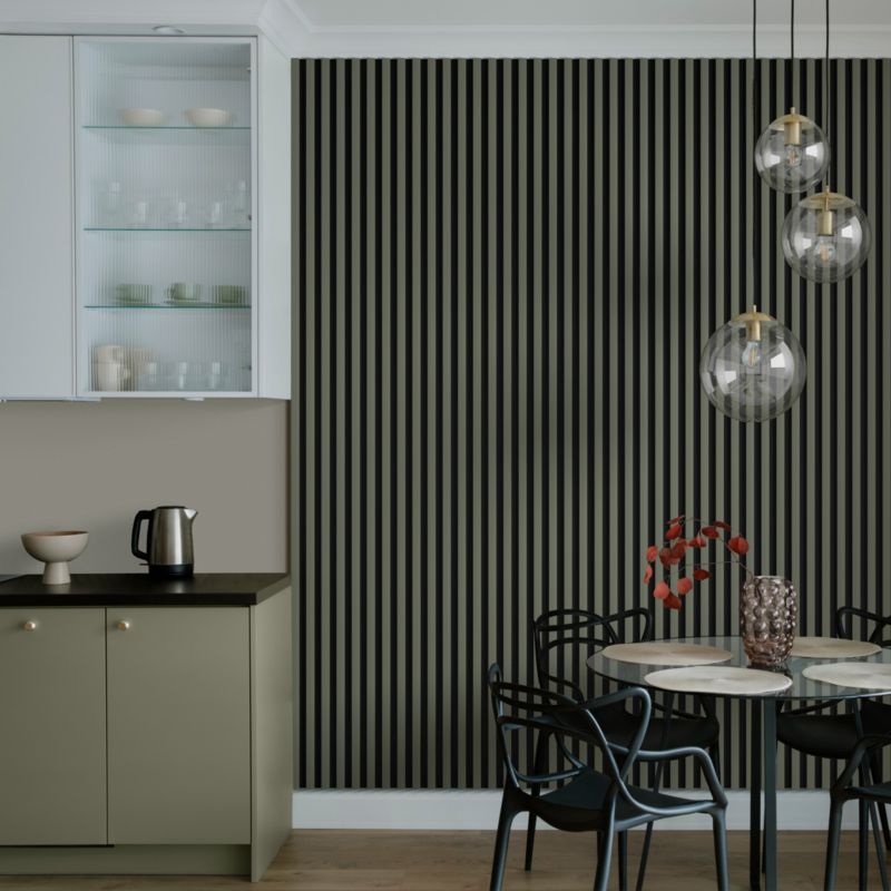 Lamel ścienny Stegu Linea Select 265 x 24,5 cm sage/black