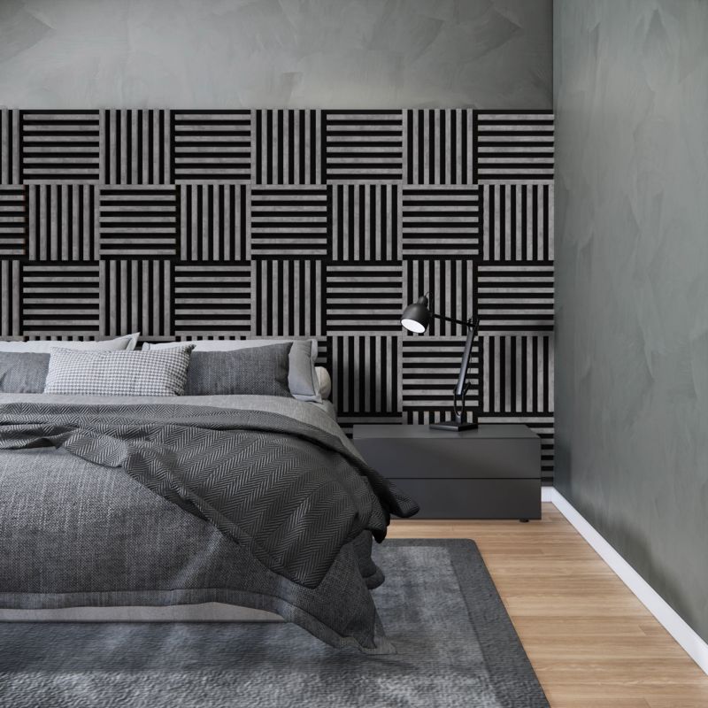Lamel ścienny Stegu Linea Urban mini 33,6 x 33,6 black