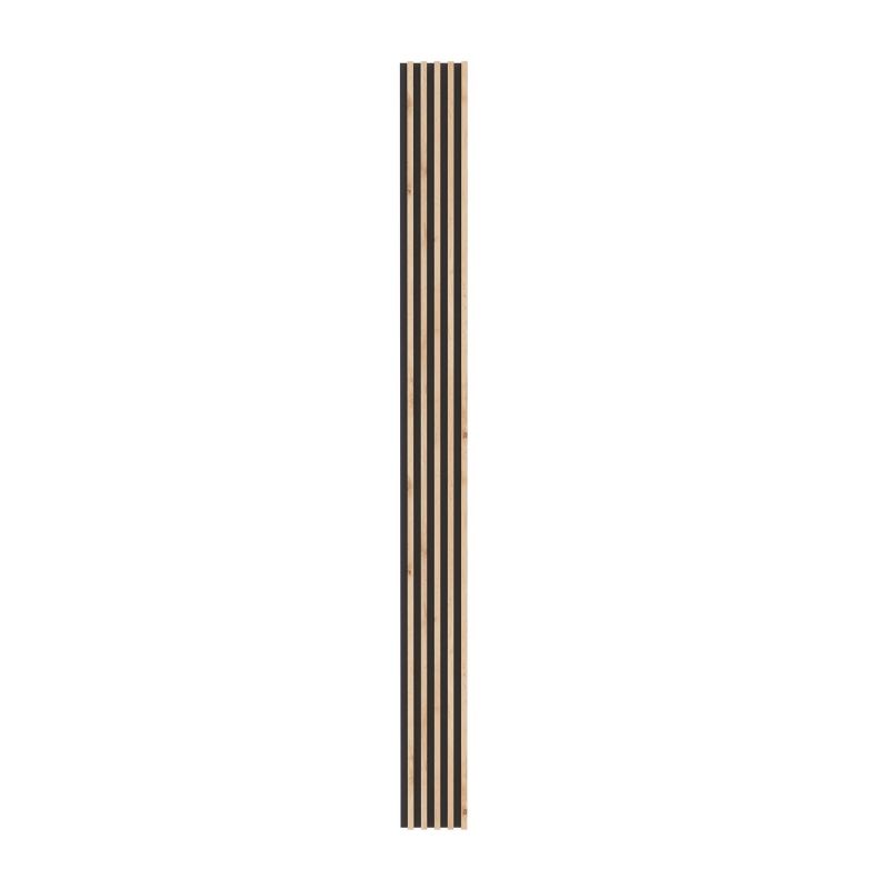 Lamele ścienne BD art. pionowe poziome 275x24 na płyta HDF czarne wotan dąb 5 elementów 1 szt.