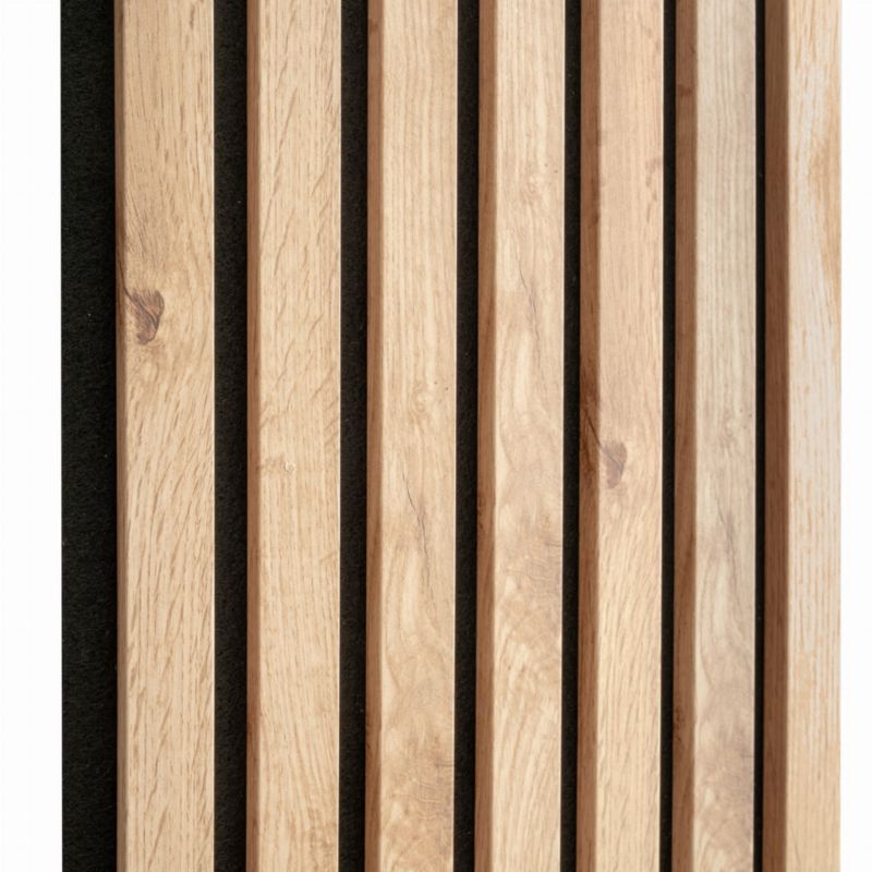 Lamele ścienne BD art. pionowe poziome 275x30 BD ART. panele akustyczne dąb czarny 7 elementów 1 szt.