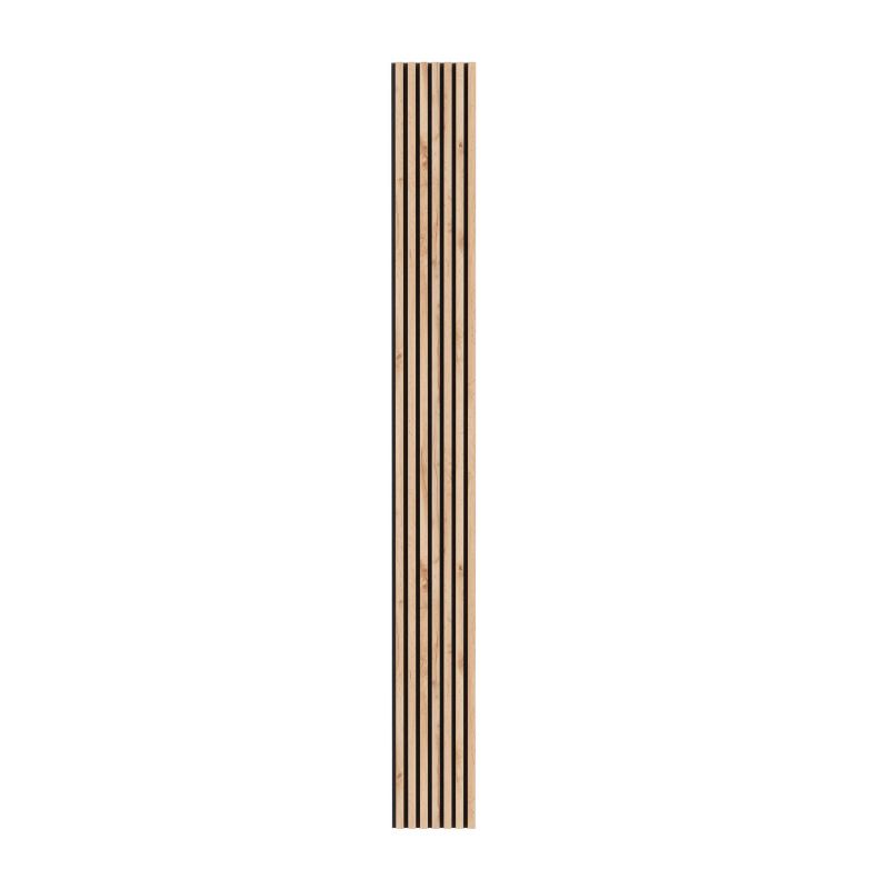 Lamele ścienne BD art. pionowe poziome 275x30 BD ART. panele akustyczne dąb czarny 7 elementów 1 szt.
