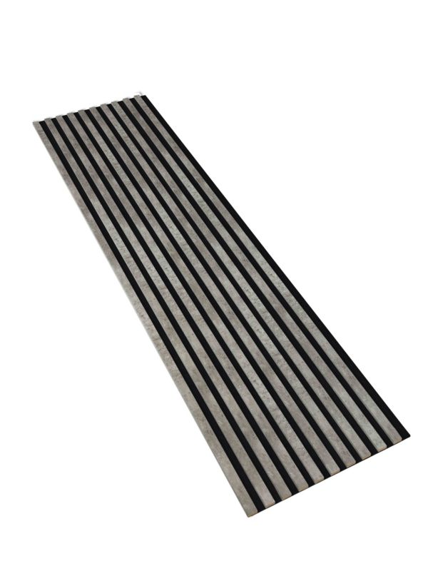 Lamele Ścienne na Filcu Czarnym SunWood 275x58cm Panel Dekoracyjny Beton Loft 1 szt.