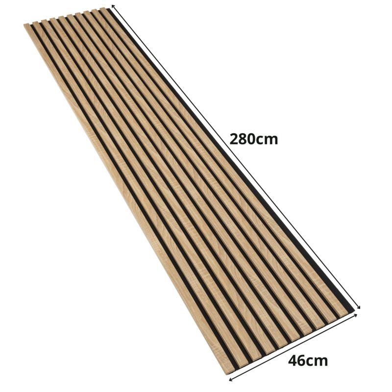 Lamele ścienne na płycie SunWood 275x46cm Panel Dekoracyjny Dąb Sonoma 1 szt.
