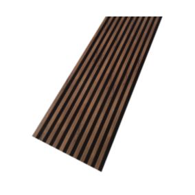 Lamele na czarnym filcu 26,5 x 275 cm Mebano PRO orzech 8 szt.