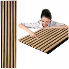 Lamele na Filcu SunWood Ścienne 275x46cm Dekoracyjne 10 lameli Dąb Naturalny Dąb Wotan 1 szt.