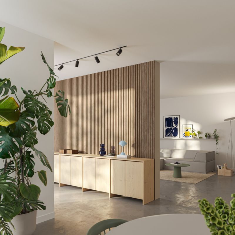Lamele slim LAMELE3D dąb natura zestaw 10 szt