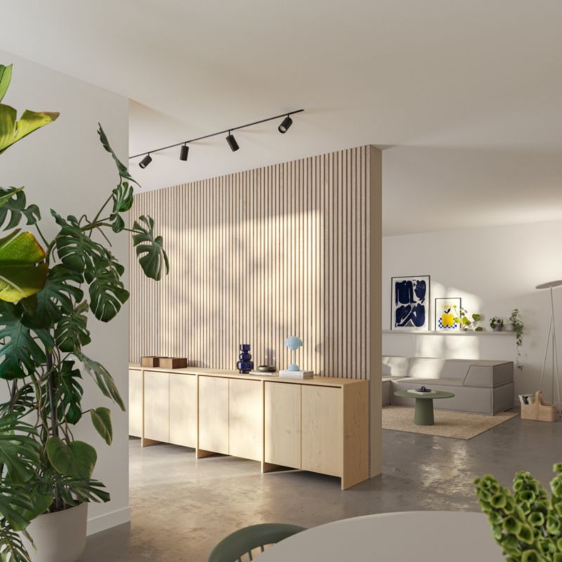 Lamele slim LAMELE3D dąb sonoma zestaw 10 szt