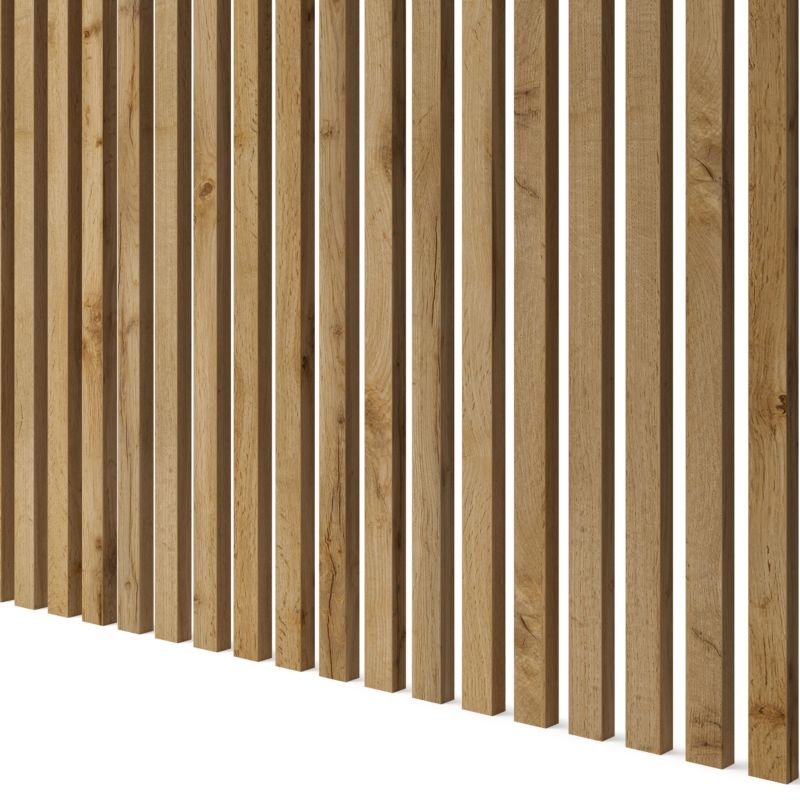 Lamele slim LAMELE3D dąb wotan zestaw 10 szt